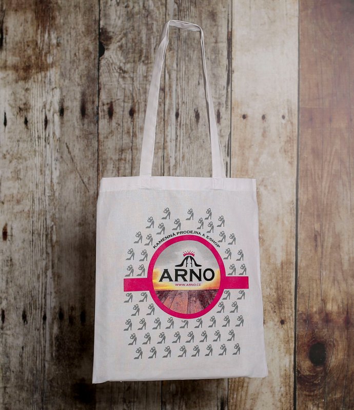 ARNO bílá ekologická nákupní taška | ARNO-obuv.sk - obuv s tradíciou